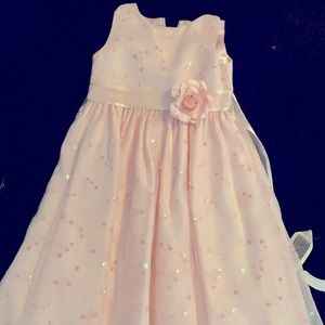 lLight pink dress